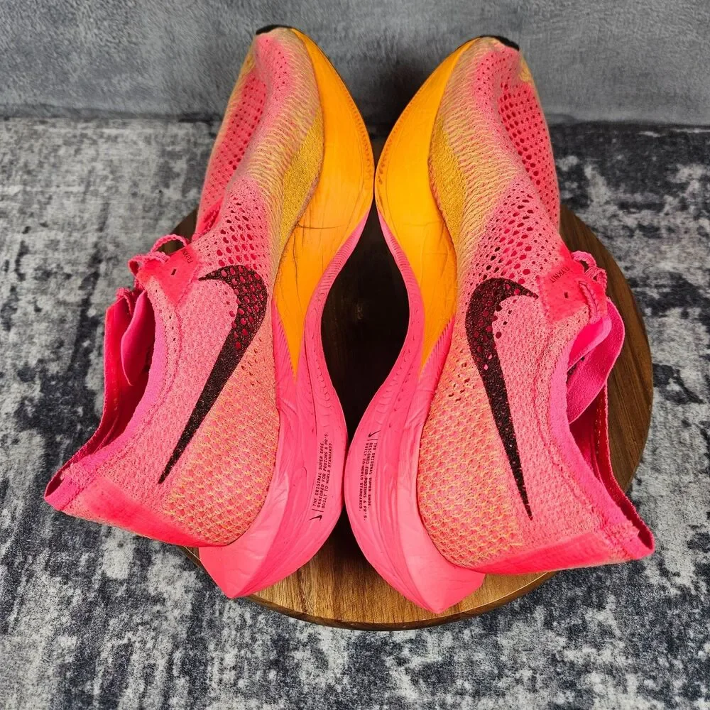 Nike ZoomX VaporFly Next% 3 Shoes Mens Size 12 Pink Athletic Running Sneakers